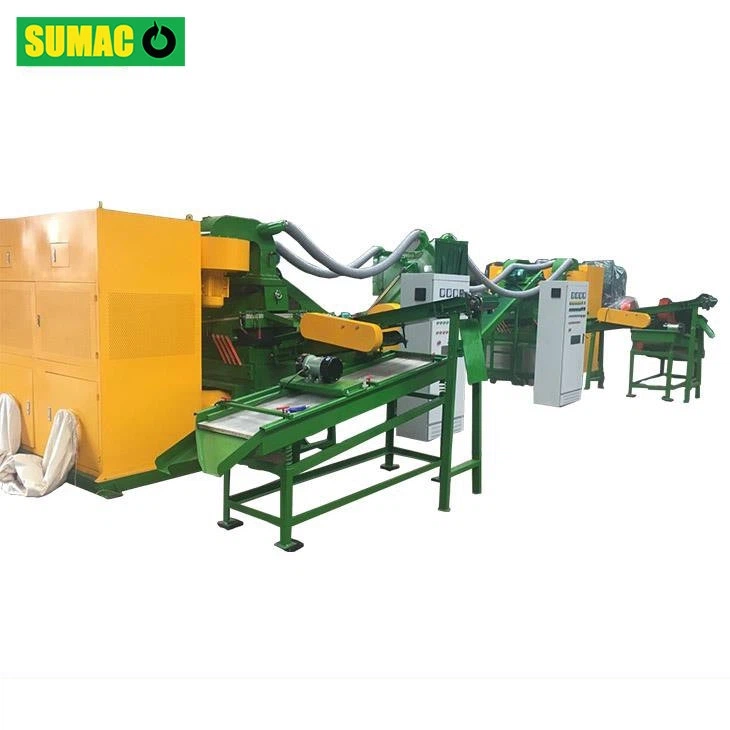 Screener di gomma vibrante del pneumatico