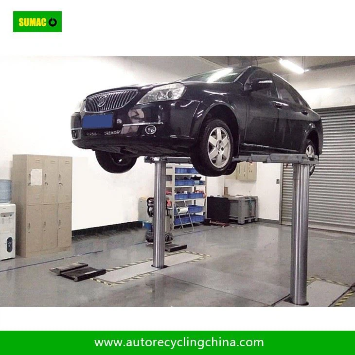 Inground Recycling Waste Car Lift