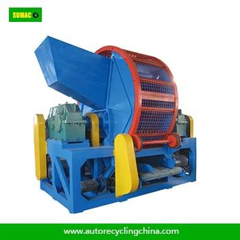 Scrap Tire Recycling Shredding Equipment